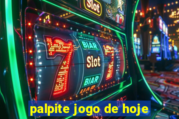 palpite jogo de hoje