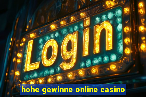 hohe gewinne online casino