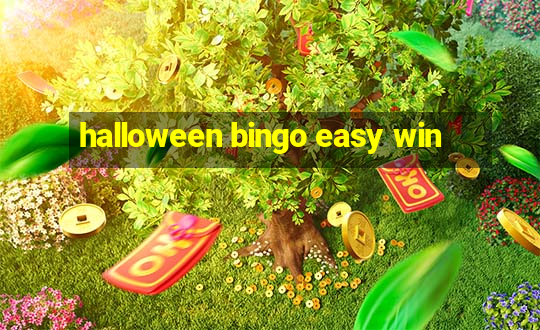 halloween bingo easy win