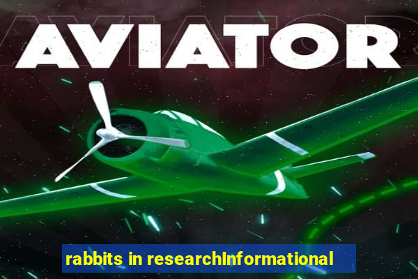 rabbits in researchInformational