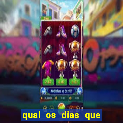 qual os dias que corre a lotofácil