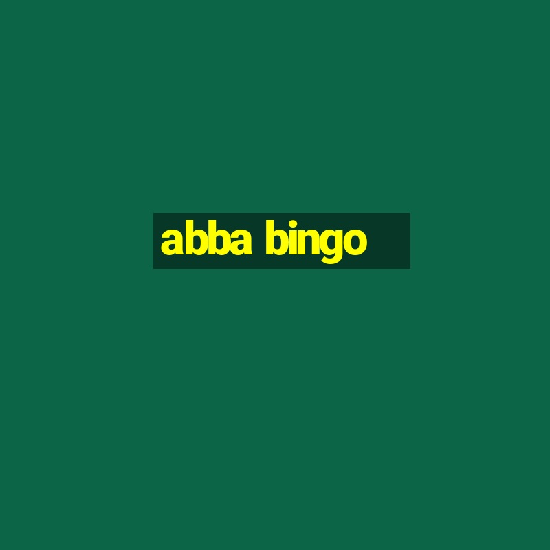 abba bingo