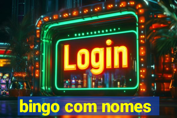 bingo com nomes