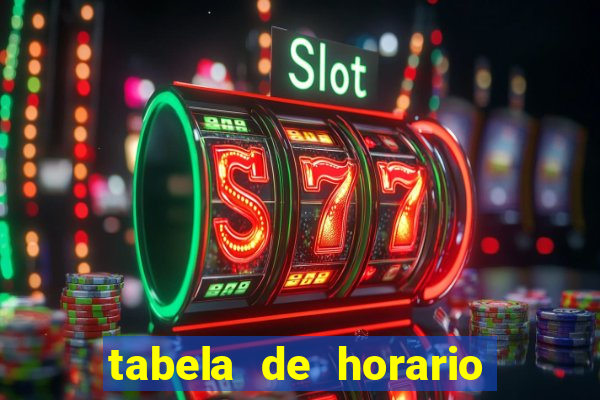 tabela de horario fortune tiger