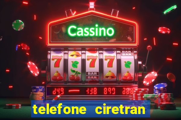 telefone ciretran de cruzeiro sp