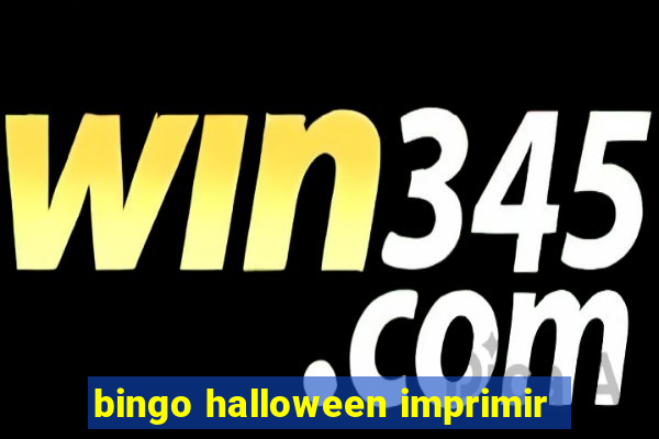 bingo halloween imprimir