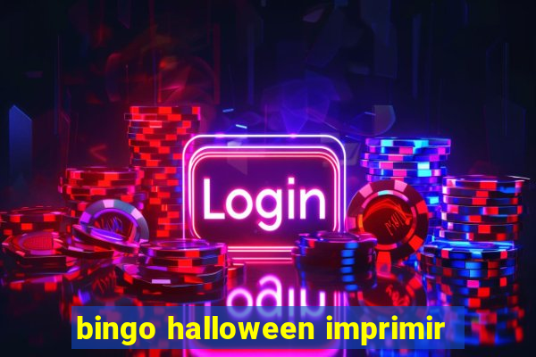 bingo halloween imprimir