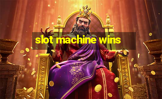 slot machine wins