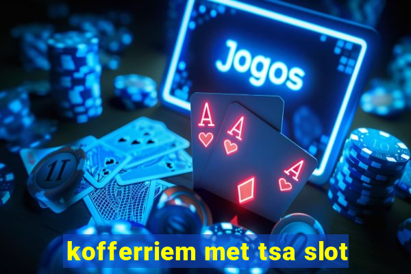 kofferriem met tsa slot