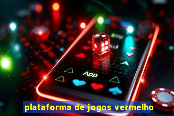 plataforma de jogos vermelho