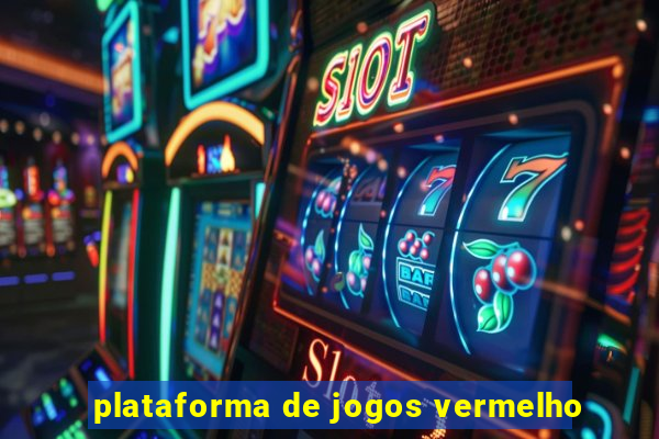 plataforma de jogos vermelho