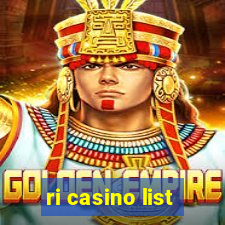 ri casino list