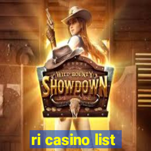 ri casino list