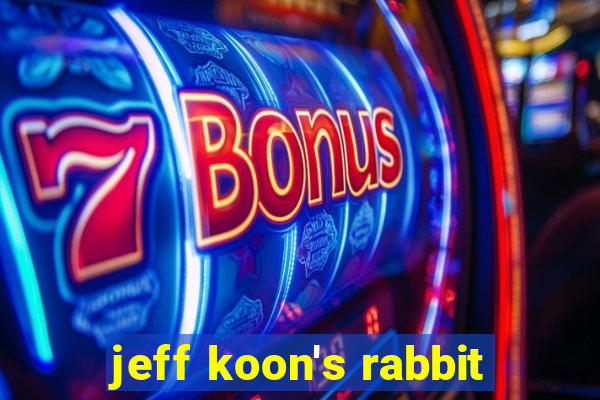 jeff koon's rabbit