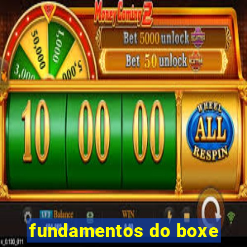 fundamentos do boxe