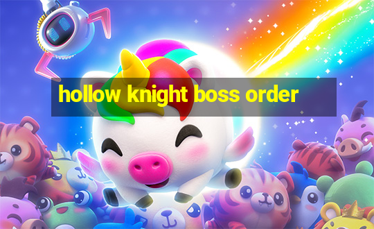 hollow knight boss order