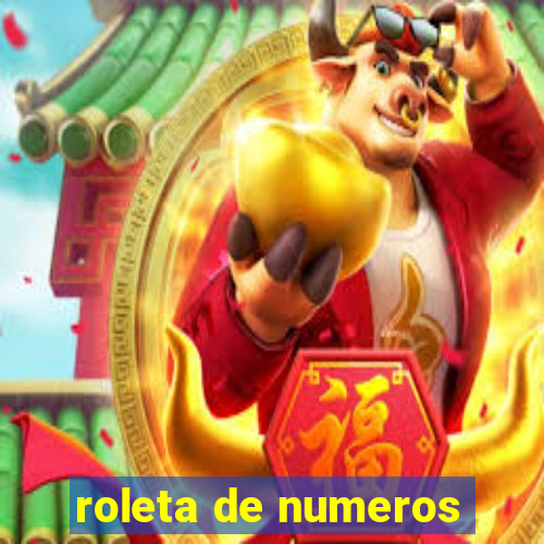 roleta de numeros