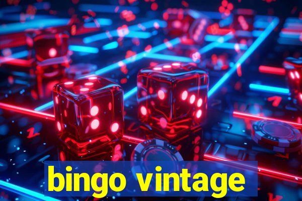 bingo vintage