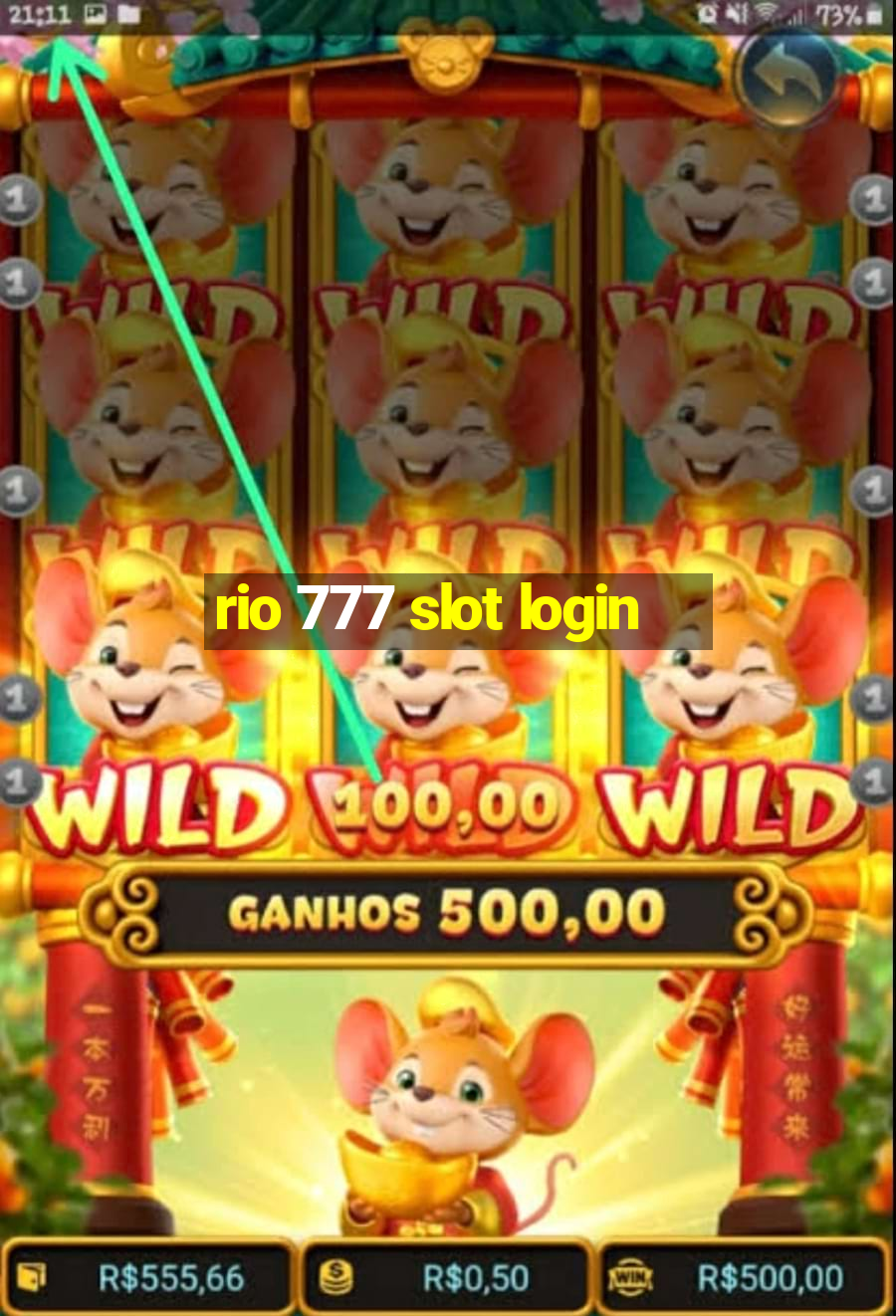 rio 777 slot login