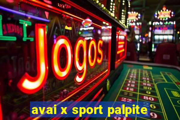 avai x sport palpite