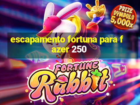 escapamento fortuna para fazer 250