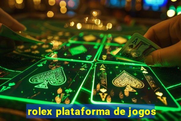 rolex plataforma de jogos