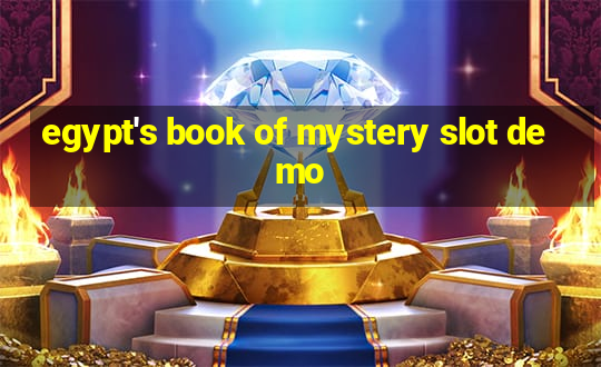 egypt's book of mystery slot demo