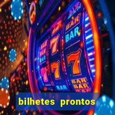 bilhetes prontos dos jogos de hoje