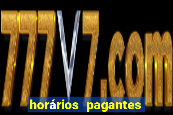 horários pagantes slots pg