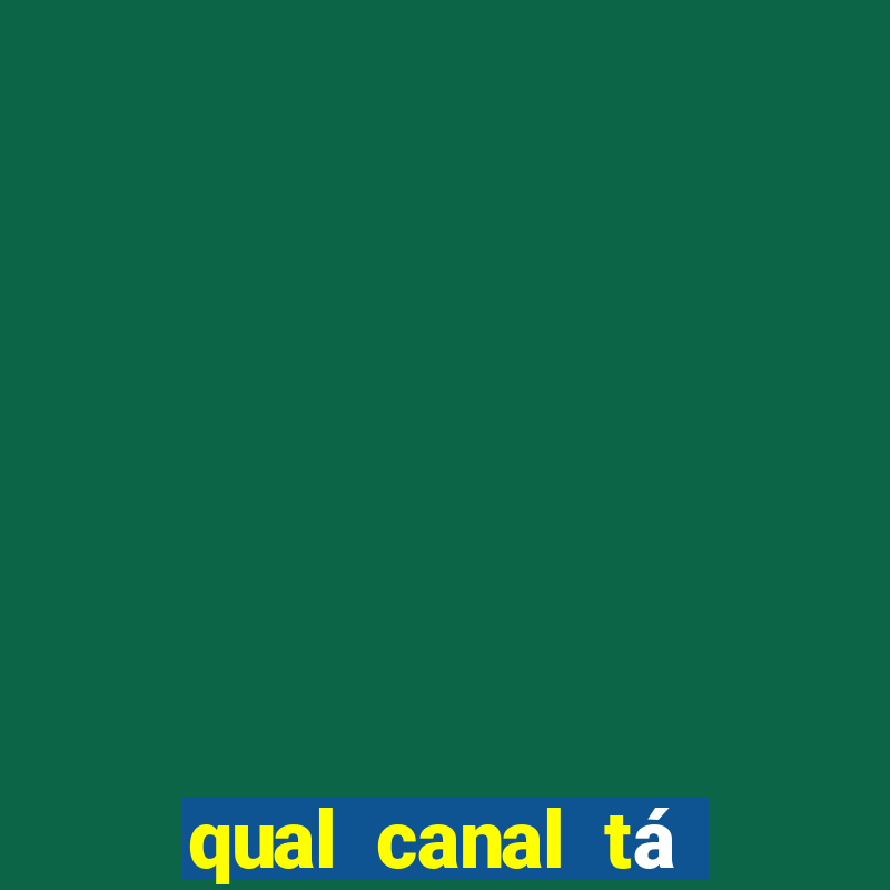 qual canal tá passando o jogo do grêmio