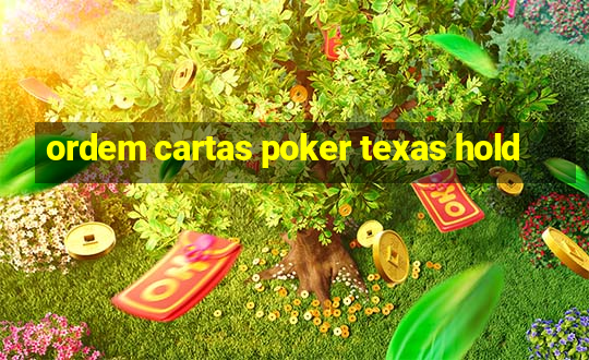 ordem cartas poker texas hold