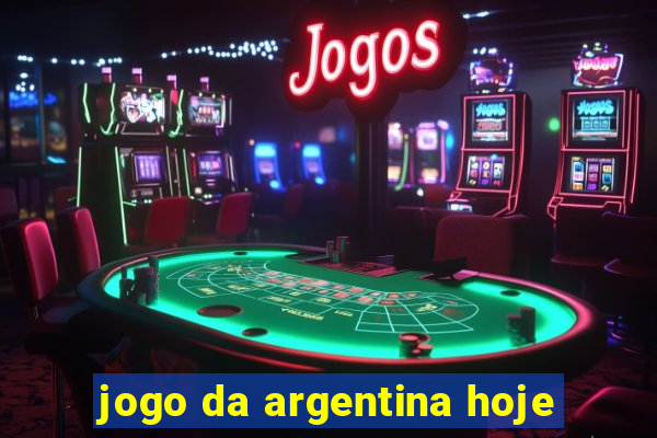 jogo da argentina hoje