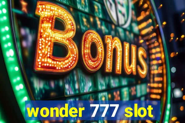 wonder 777 slot