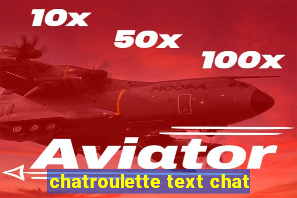 chatroulette text chat