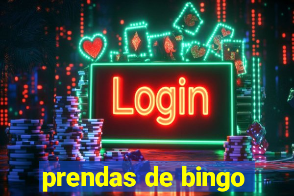 prendas de bingo