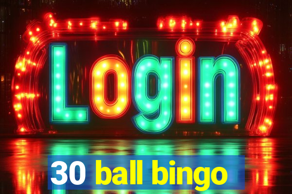 30 ball bingo