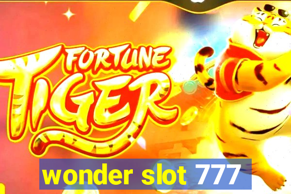 wonder slot 777