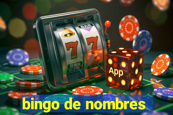 bingo de nombres