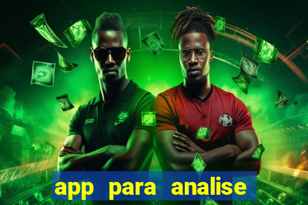 app para analise de jogos de futebol