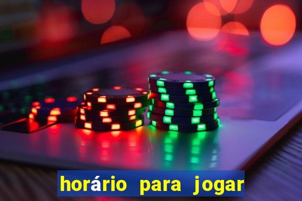 horário para jogar no rabbit