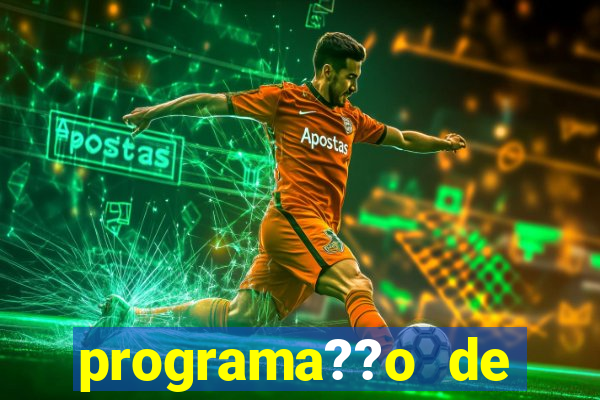 programa??o de jogos de futebol