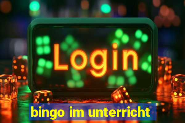 bingo im unterricht