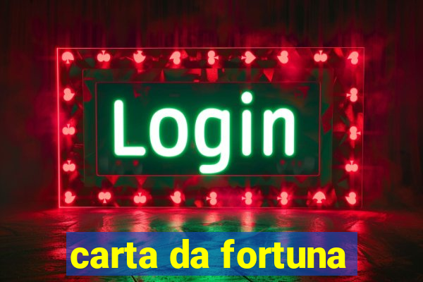 carta da fortuna