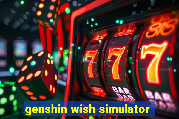 genshin wish simulator