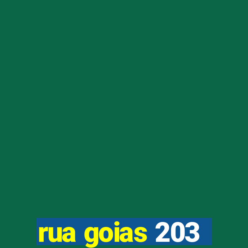 rua goias 203