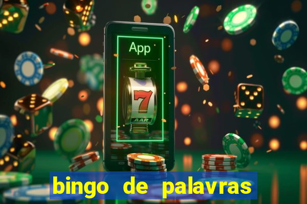 bingo de palavras cha de bebe