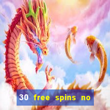 30 free spins no deposit paradise casino