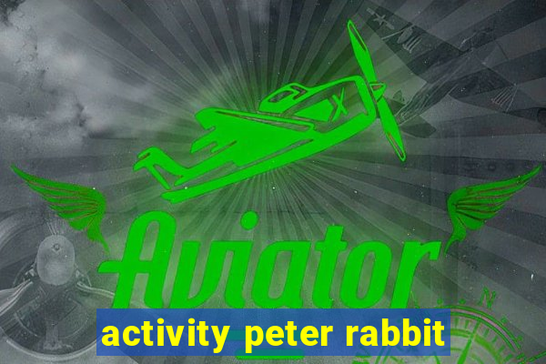 activity peter rabbit