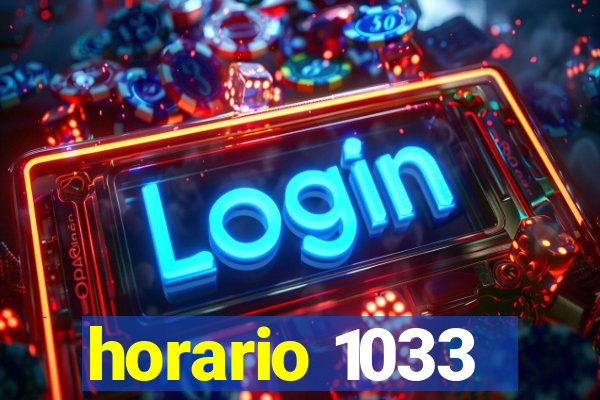 horario 1033