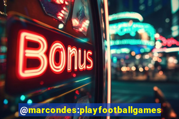 @marcondes:playfootballgames bingo football